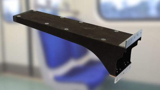 Lightweight Train Seating Support